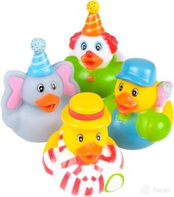 img 3 attached to 🎉 Fun-Filled Carnival Duck Party: Rhode Island Novelty 2 Inch Rubber Ducks, One Dozen!