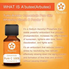 img 2 attached to Revitalize Your Skin With ARBUTEE Turbo Booster Concentrate Pure Skin Renewal Powder - Vitamin C Infused