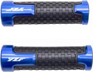 🏍️ blue universal motorcycle handlebar grip for yamaha yzf r1 r6 r125 r6s r25 r3 600r - 7/8" 22mm логотип