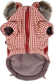 img 3 attached to Puppia Bellamy Hooded Burgundy XX Large