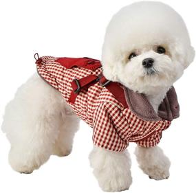 img 2 attached to Puppia Bellamy Hooded Burgundy XX Large