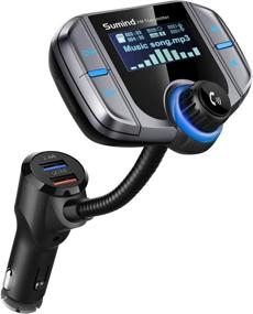 img 4 attached to (Upgraded Version) Sumind Car Bluetooth FM Transmitter Car Electronics & Accessories and Car Electronics Accessories