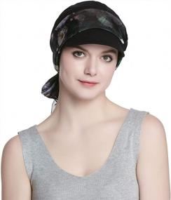 img 2 attached to Stay Cozy And Comfy With Our Bamboo Lined Cotton Hat And Scarf Set For Women