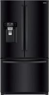 winia wrfs26dbce 26 cu ft black french door bottom mount refrigerator logo
