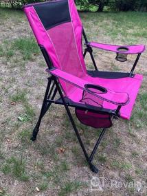 img 8 attached to Kijaro Dual Lock Folding Camping Chair - Experience Outdoor Comfort With A Multifunctional Sports And Lawn Chair - Dual Lock System Secures Sitting Or Pack-And-Go Positioning