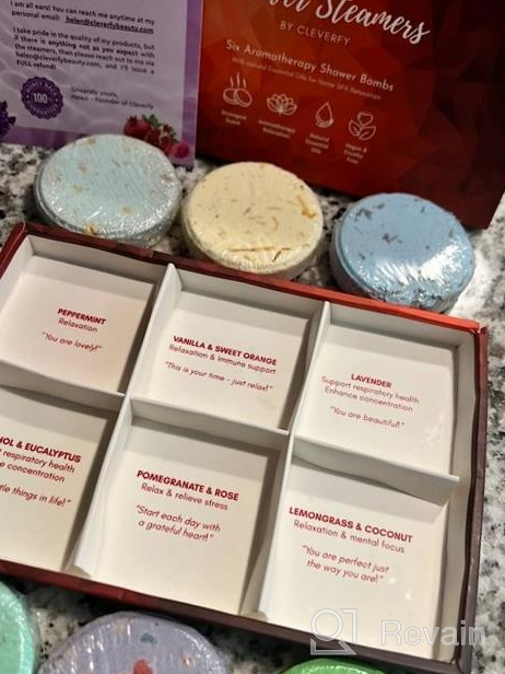 img 1 attached to Cleverfy Shower Steamers Aromatherapy - Pack Of 12 Shower Bombs With Essential Oils. Self Care Christmas Gifts For Women And Men. Rose Gold Set review by Nikki Evans