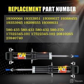 img 2 attached to 🚗 LUFT MEISTER Front Shock Strut Absorber Set with Sensor - Chevy Silverado, Tahoe, Suburban, Cadillac Escalade, GMC Sierra, Yukon XL (2007-2014) - 2 PCS