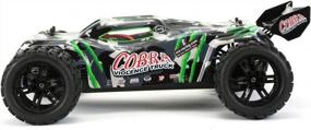 img 2 attached to RC Car Бесколлекторный 4X4 Off Road Monster Truck - Высокая скорость 50 км / ч + 2,4 ГГц Автомобиль с радиоуправлением, 11,1 В 2700 мАч Lipo Аккумулятор Мощный двигатель для 14+, FUNTECH Масштаб 1: 8 Большие вездеходные автомобили