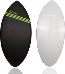 img 3 attached to Soft Foam Skimboard By Tribe Boards - Perfect Beach Fun For Beginner To Intermediate Skimboarders Of All Ages