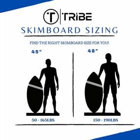 img 1 attached to Soft Foam Skimboard By Tribe Boards - Perfect Beach Fun For Beginner To Intermediate Skimboarders Of All Ages