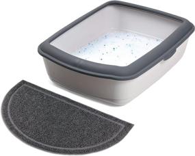 img 1 attached to Cat Litter Tray Semi Circular Anthracite