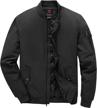 warm and stylish: tbmpoy men's quilted bomber jackets for winter fashion logo