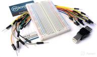 🔌 microtivity ib402 400-point breadboard bundle with jumper wires and usb adapter logo