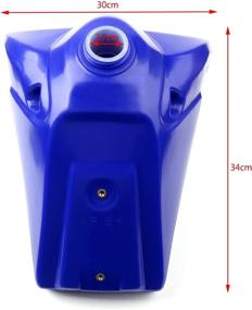 img 3 attached to 🔵 TopTenG Blue Fuel Gas Tank for Yamaha TTR125 TTR 125 - Compatible with 2000-2007 Models