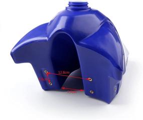 img 2 attached to 🔵 TopTenG Blue Fuel Gas Tank for Yamaha TTR125 TTR 125 - Compatible with 2000-2007 Models