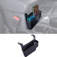 maximize storage space with center console hanging box for jeep wrangler and gladiator, jl/jlu/jt compatible, not for jk/jku logo
