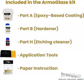img 3 attached to ArmoGlaze Bathtub Refinishing Kit, Easy Pour-On Application, Odorless, White, Tub Epoxy-Coating - 2.7 Kg, Made In USA