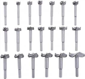 img 2 attached to 43-Piece Woodworking Toolkit: Includes 20 Forstner Drill Bits, 23 Chamfer Drilling Tools, And Countersink Drill Bits