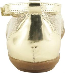 img 2 attached to 💃 Doll Maker Metallic Glitter Strap Girls' Shoes - Sparkling Flats for Stylish Kids