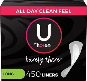 img 4 attached to 450 Count U By Kotex Panty Liners - Light Absorbency, Unscented & Long (Packaging May Vary)