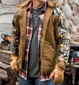 img 1 attached to Rugged And Stylish: Legendary Whitetails Canvas Cross Trail Workwear Jacket For Men