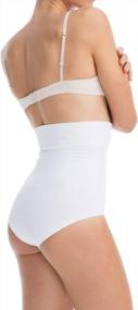 img 2 attached to Get A Flatter Tummy With Farmacell Shape 601 High-Waisted Shaping Control Briefs - Made In Italy