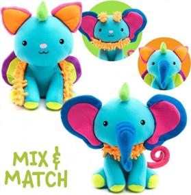 img 2 attached to 12 Plush Mixaroo Stuffed Animals For Social & Emotional Learning - Ages 2+ | Educational Insights