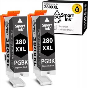 img 4 attached to 🖨️ Premium Smart Ink Compatible Cartridge Replacement for Canon PGI-280XXL PGI280 (2 PGBK, Pigment Black Pack Combo) - Compatible with TR8520 TS9120 TS6120 TR7520 TS6220 TS6320 TS8220 TS8120 TS8320 TS702