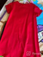 img 1 attached to 👗 Boyoo Toddler Cotton Sleeve Casual Girls' Dresses review by Bradley Stewart