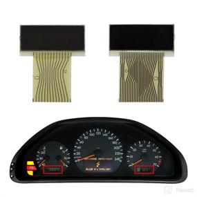 img 4 attached to 📺 LCD Display Screen Replacement for Mercedes-Benz E-Class(W210) C-Class (W202) CLK-Class (W208) SLK-Class (R170) Speedometer Instrument Cluster Pixel Repair