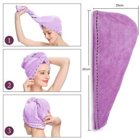 img 1 attached to 🧡 NIUTA Purple Microfiber Quick-Drying Towel: Highly Absorbent & Super Quick-Dry