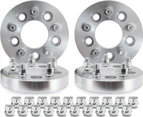 img 4 attached to Topline Products 5X5.50 (139.7Mm) Wheel Adapters With 77.8Mm Center Bore And 9/16" Studs, 1.5" Thickness, Set Of 4, Machined Finish For Enhanced SEO