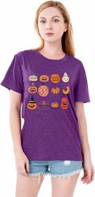 img 2 attached to Festive And Fun: Get Into The Autumn Spirit With Our Pumpkin Graphic Tee For Women
