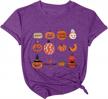 festive and fun: get into the autumn spirit with our pumpkin graphic tee for women logo