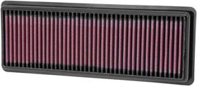 img 4 attached to 🔍 K&amp;N High Performance Engine Air Filter: Premium, Washable Replacement Filter Compatible with 2012-2017 FIAT (500, Abarth) - 33-2487