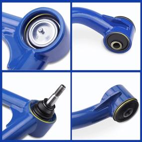 img 2 attached to 2PCS Blue Tubular Suspension Control Arm Front Upper Control Arms For 2011-2022 Chevy Silverado GMC Sierra 2500HD 3500HD, 2-4" Lift