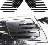 jecar american flag rear window decal vinyl sticker compatible with toyota 4runner 2010-2022 логотип