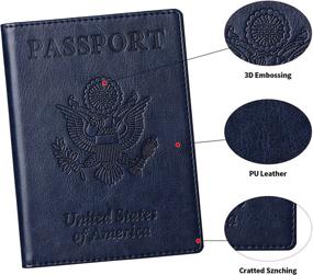 img 2 attached to Passport Topcci Multifunction Protector Waterproof Travel Accessories and Passport Covers