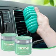 cleaning gel for car detailing putty car vent cleaner cleaning putty gel auto detailing tools car interior cleaner dust cleaning mud for cars and keyboard cleaner gel cleaning slime green 2pack logo