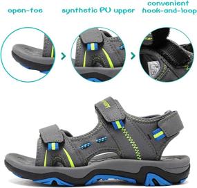 img 1 attached to DREAM PAIRS Toddler 170891_K Athletic Boys' Shoes ~ Outdoor