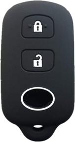 img 2 attached to 🔑 Silicone Keyless Entry Remote Control Key Fob Cover Case Protector Replacement - Compatible with Scion xA xB Toyota Celica Echo FJ Cruiser Highlander Prius RAV4 Tacoma Tundra Yaris - Fits HYQ12BBX HYQ12BAN