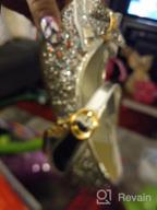 img 1 attached to Sparkling Princess Shoes for Bridesmaids: Amtidy Wedding Glitter Girls' Footwear review by Matt Louis