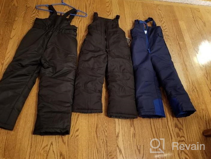 img 1 attached to 🏂 Sportoli Children's Water-Resistant Snowboard Ski Snowbib Snowpants Snow Bib Pants review by Scott Koeck