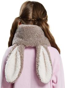 img 2 attached to Surblue Rabbit Cashmere Animal Autumn Girls' Accessories in Cold Weather