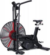 велотренажер leikefitness fan вертикальный airbike велосипед в помещении стационарный велосипед с неограниченной системой сопротивления воздуха, совместимостью с частотой сердечных сокращений и держателем планшета для домашних кардиотренировок логотип