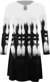 img 2 attached to Women'S Long Sleeve Midi Dress With Vintage Graphic Print, Crewneck Maxi Dress, Floral Sexy Fashion