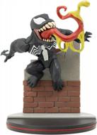 unleash the menace: qmx marvel's venom q-fig diorama figure логотип