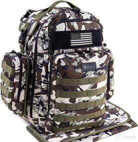 img 4 attached to Dinictis Backpack Tactical Accessories Tropical Diapering and Diaper Bags