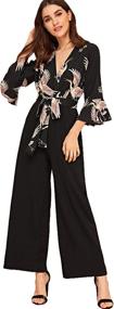 img 4 attached to SweatyRocks Womens Waist Romper Jumpsuit - Women's Clothing in Jumpsuits, Rompers & Overalls Collection