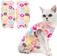 🐈 coppthinktu cat recovery suit: effective abdominal wound & skin disease solution, breathable surgical recovery suit for cats as e-collar alternative, after surgery wear to prevent licking wounds logo